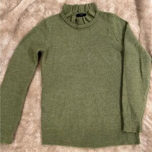 J. Crew ruffle high neck sweater